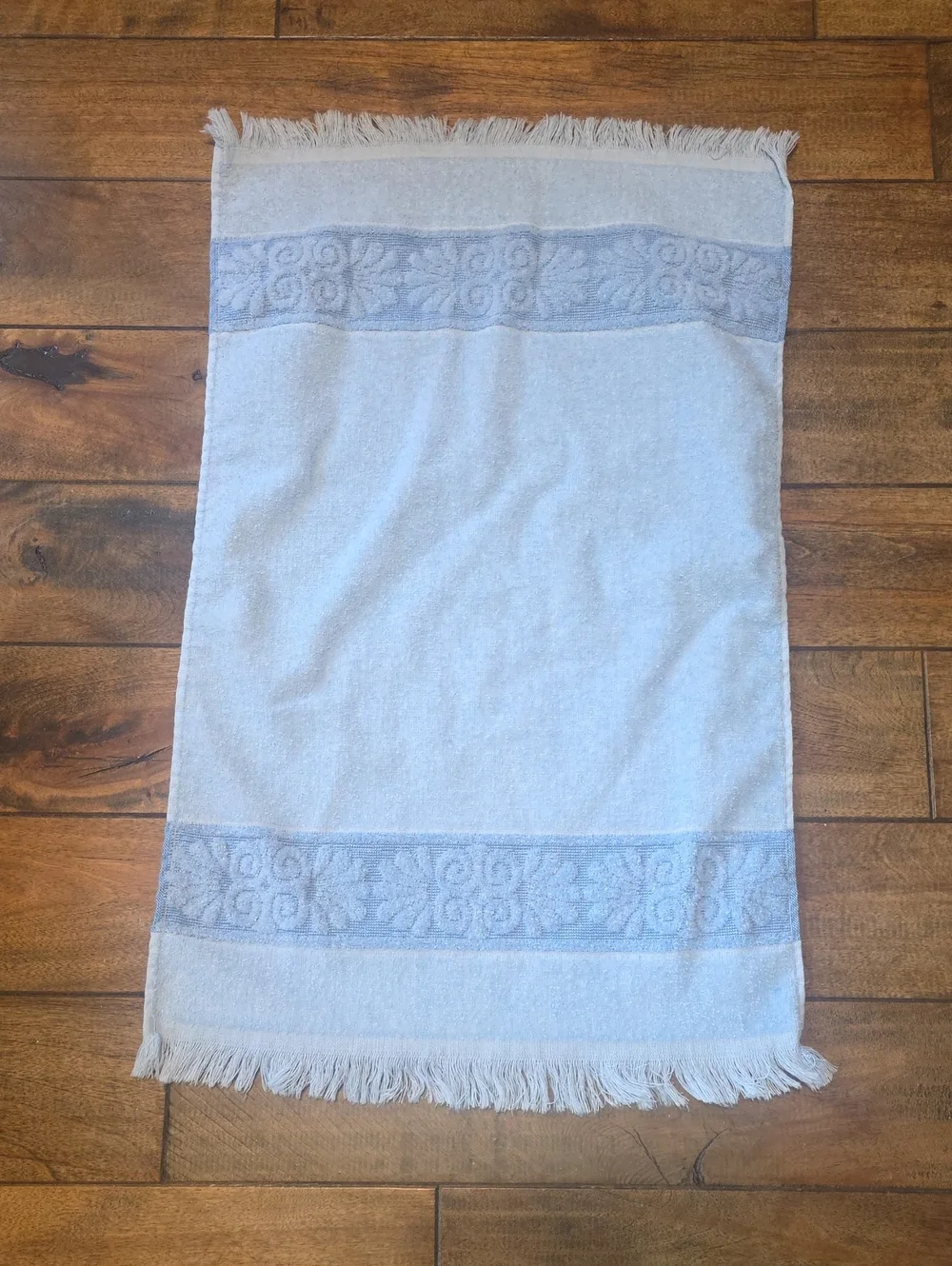 Cannon Monticello Santa Cruz VTG Set of Blue‎ Bath Hand Towels Washcloth